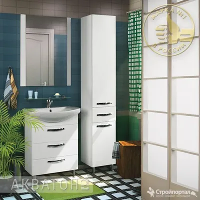 Фото ванной комнаты с элегантной мебелью Акватон