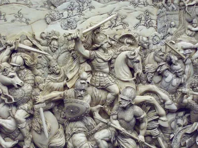 Героические битвы в кино: Александр Македонский управляет армией на фото