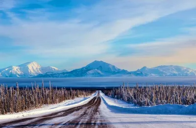 Зимние откровения: Фотографии Аляски в разных размерах