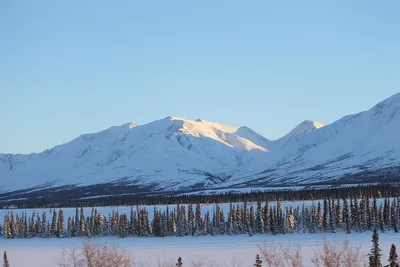Очарование Аляски: Фото зимних красот в разных форматах