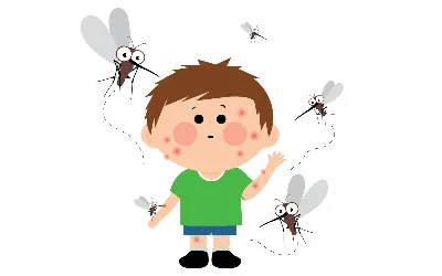 Full HD фото аллергии на укус комара у ребенка