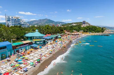 Фото Алушта пляж - скачать бесплатно в хорошем качестве