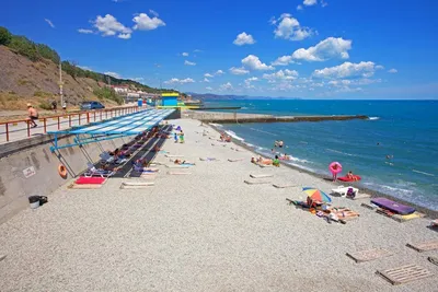 Фото Алушта пляж - скачать бесплатно в разных форматах (JPG, PNG, WebP)