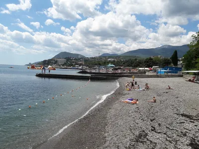 Фото Алушта пляж - выберите размер и формат изображения для скачивания бесплатно