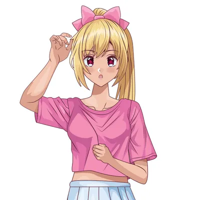 Фотография аниме девушки на аву - изображение в формате JPG, размер S