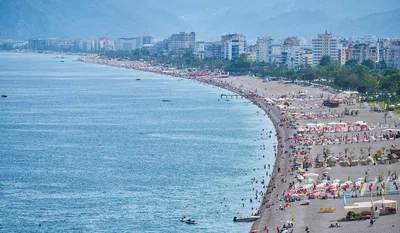 Голубое бескрайнее пространство: Анталия море весьма впечатляюще!