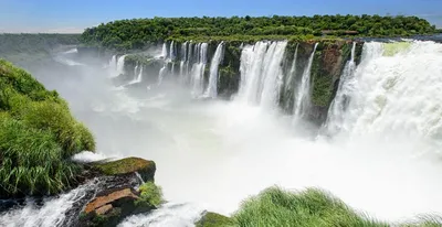 Фото на андроид с водопадом Игуасу