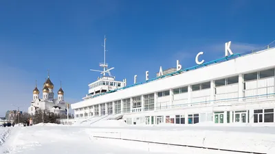 Архангельск в снежном облаке: красота зимнего пейзажа