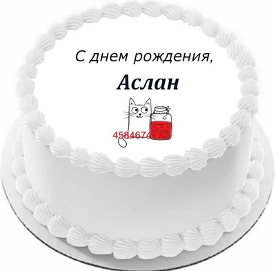 Фото с поздравлением Аслан С Днем Рождения в формате JPG, PNG, WebP