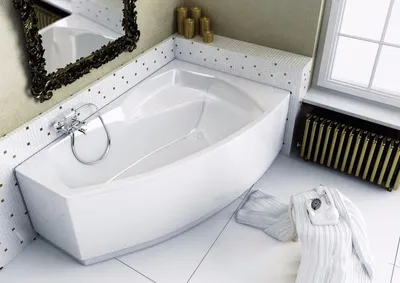 Фото ассиметричной ванны в формате JPG, PNG, WebP