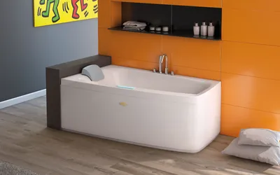 Ванные комнаты с асимметричными ваннами: идеи для ремонта и дизайна