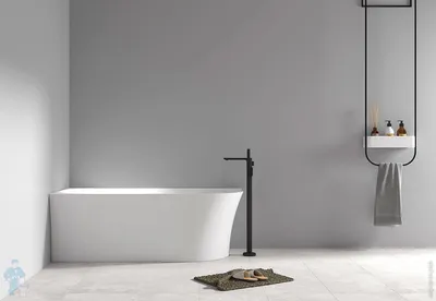 Ванные комнаты с асимметричными ваннами: стиль и функциональность