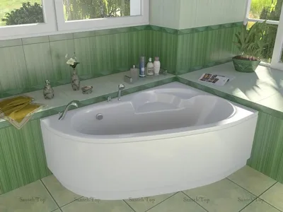 Асимметричные ванны: создайте уютную атмосферу в вашей ванной комнате
