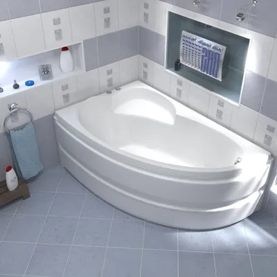 Асимметричные ванны: создайте уникальный дизайн вашей ванной комнаты