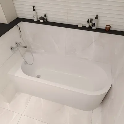 Ванные комнаты с асимметричными ваннами: идеи для создания уютного пространства