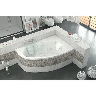 Фотография ассиметричной ванны в формате JPG