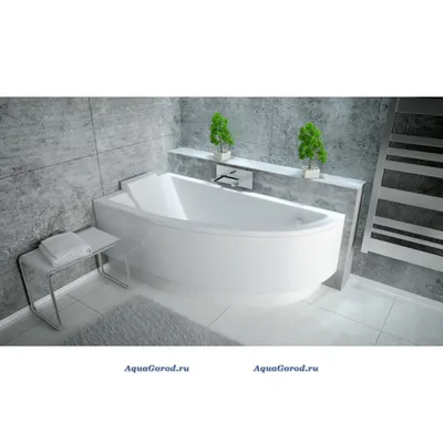 Фото ассиметричной ванны в формате PNG