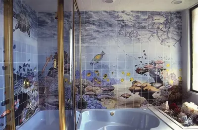 Фотографии Атепана в ванной: игра цветов и тонов