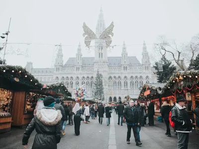 Зимняя сказка в Австрии: Фотоальбом города Вены