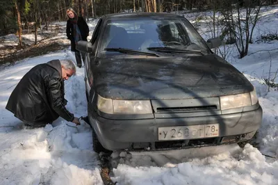 Фото на айфон: Автомобиль в снежном покрове