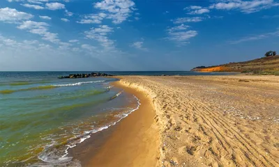 Пляжная гармония: Украсьте свой день красивыми фотографиями Азовского моря