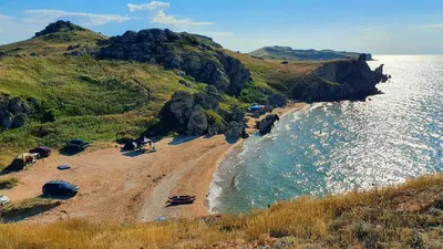 Фото пляжа Азовского моря: прекрасный вариант для декора вашего дома.