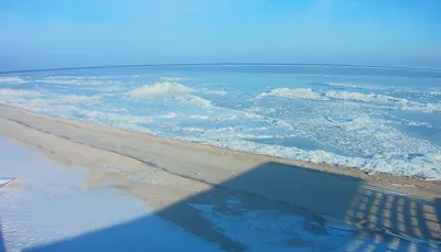 Зимний мир моря: Картинки Азовского побережья