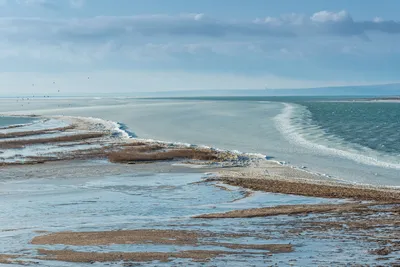 Зимний фронт: Азовское море на фотографиях