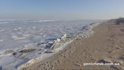 Ледяной пейзаж: Фото Азовского моря зимой