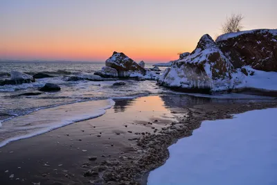 Фотосессия морской зимы: Азовское море