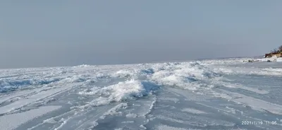 Фотографии Азовского моря в зимнем убранстве