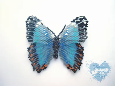 Импозантные бабочки из бисера на ваш выбор