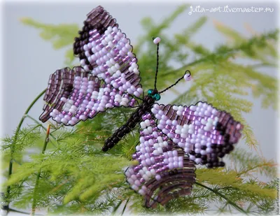 Фото, изображение, картинка - бабочки из бисера