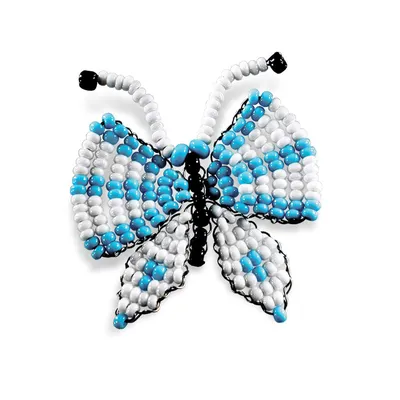 Фото, изображение, картинка: бабочки из бисера