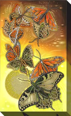 Уникальные бабочки из бисера на странице изображений
