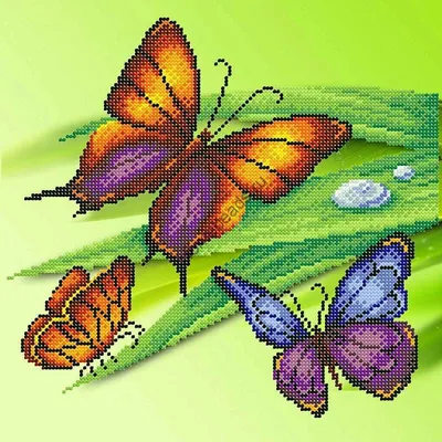 Бабочки из бисера - красивые фотографии для скачивания