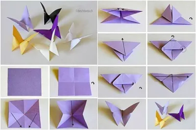 Бабочки из бумаги: разные форматы для выбора скачивания