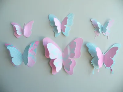 Бабочки из бумаги: красивые изображения в разных форматах