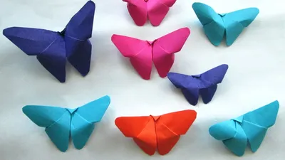 Бабочки из бумаги: различные форматы для выбора на странице