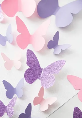 Изображения бумажных бабочек: возможности скачивания в разных форматах