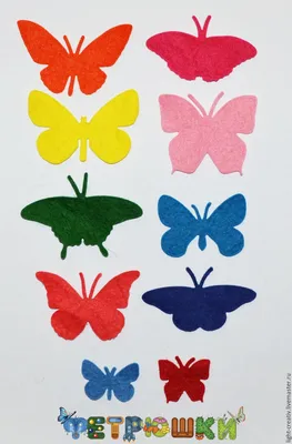 Фотка бабочек из фетра: источник радости и красоты