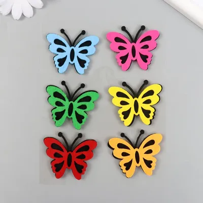 Изображения бабочек из фетра: эмоциональная гармония цветов и форм