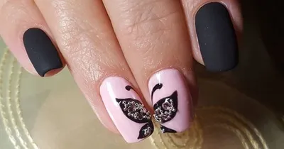 Украшение ногтей: фото бабочек в формате WebP