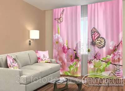 Фото бабочек на шторы высокого качества