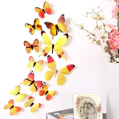 Украсьте свое жилище изящными и прекрасными бабочками своего изготовления