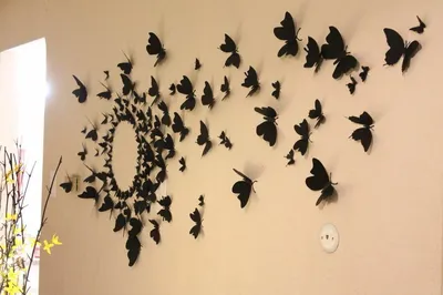 Бабочки на стену: добавьте волшебства в свою жизнь с помощью этих декоративных элементов