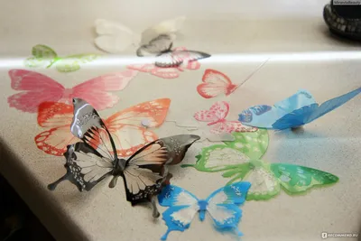 Создайте неповторимую атмосферу с помощью своих собственных бабочек на стену