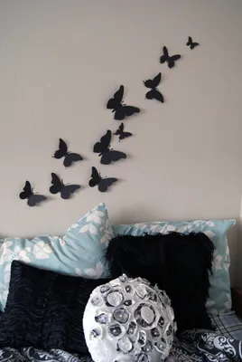 Бабочки на стену своими руками: привнесите порцию радости и красоты в свой интерьер