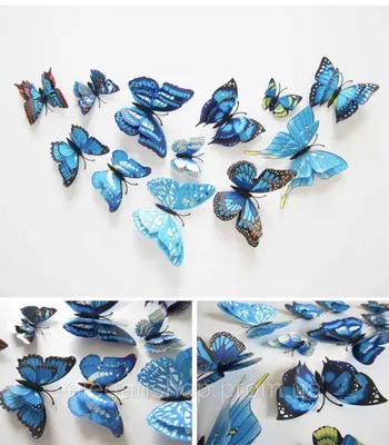 Добавьте изысканности и элегантности в свою жизнь с помощью бабочек на стену