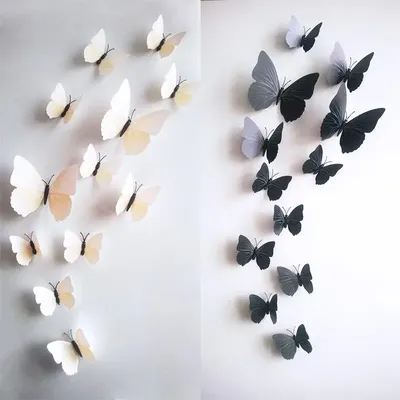 Бабочки на стену своими руками: создайте атмосферу волшебства у себя дома
